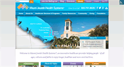 Desktop Screenshot of miamijewishhealthsystems.org